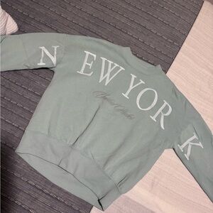 Abercrombie kids Mint Green New York Sweater